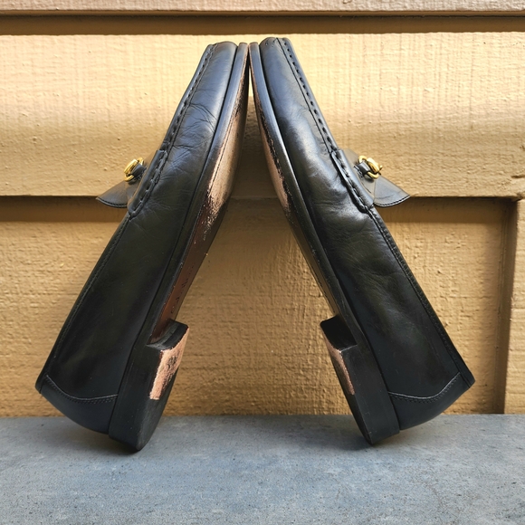 Cole Haan Ascot II Gold Horsebit Leather Loafer C02498 Dress Shoe Black 11M - Picture 9 of 12